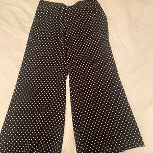 Loose polka dot pants